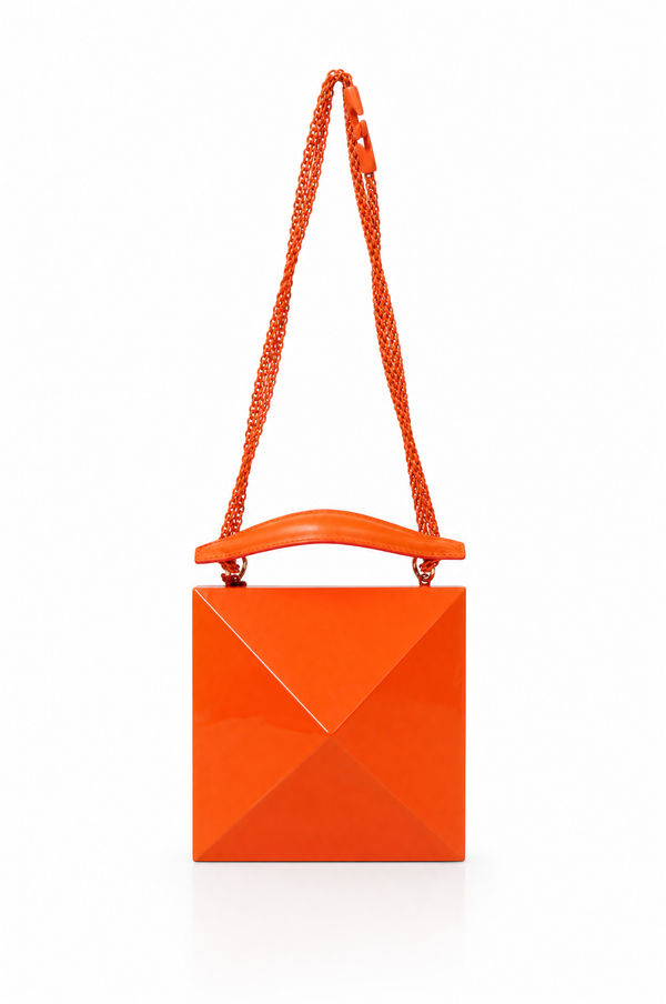 Valentino Garavani Stud Sign Plexiglass Shoulder Bag
