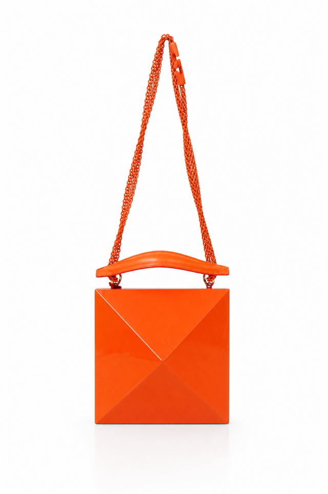 Valentino Garavani Stud Sign Plexiglass Shoulder Bag