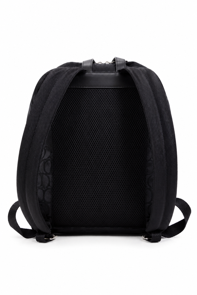 Valentino Garavani VLogo Monogram Nylon Backpack – Black