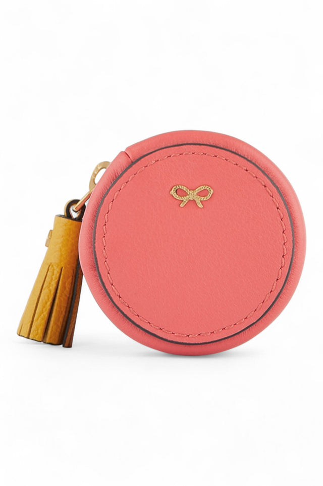 Anya Hindmarch “Have a Nice Day” Pencil Case in Python Leather