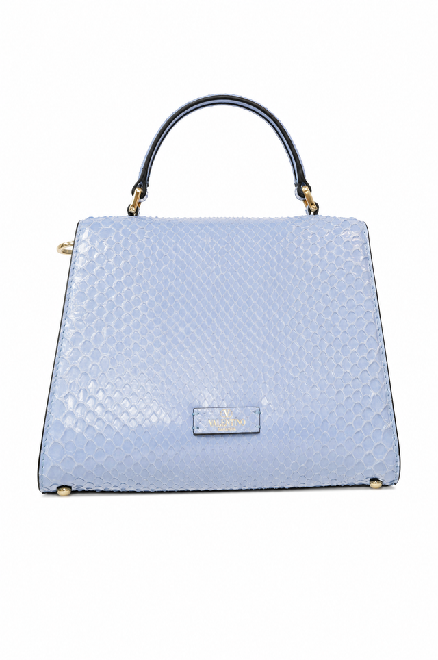 Valentino Garavani VSling Python Small Top Handle Bag