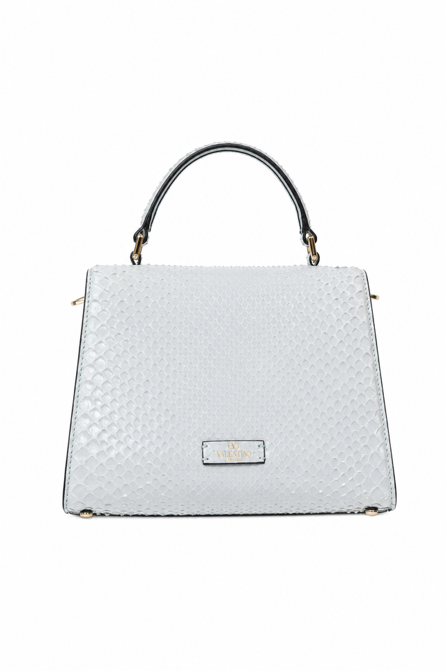 Valentino Garavani VSling Python Small Top Handle Bag