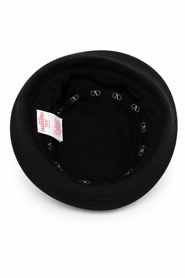 Valentino Garavani VLogo Bucket Hat – Black