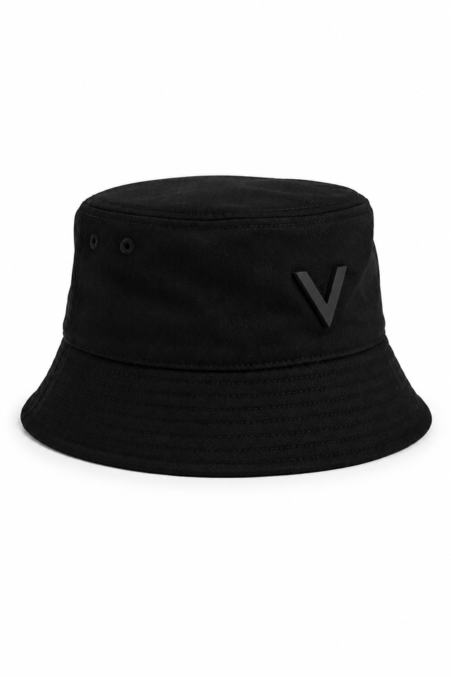 Valentino Garavani VLogo Bucket Hat – Black