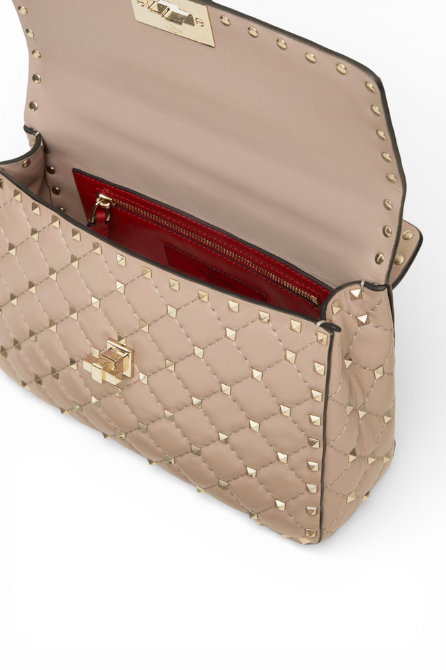 Valentino Garavani Rockstud Spike Quilted Chain Bag
