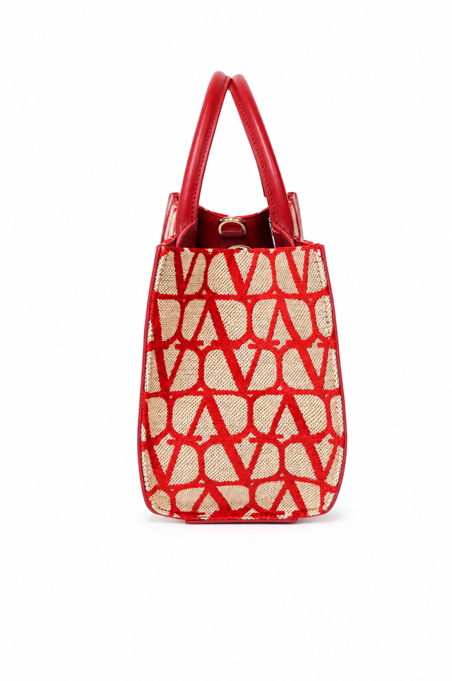 Valentino Garavani Small Toile Iconographe Tote Bag