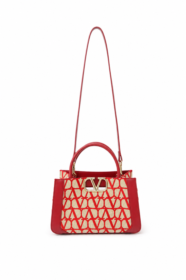 Valentino Garavani Small Toile Iconographe Tote Bag