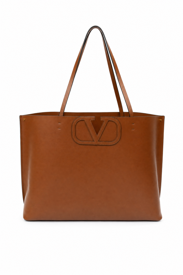 Valentino Garavani VLogo Escape Leather Tote Bag