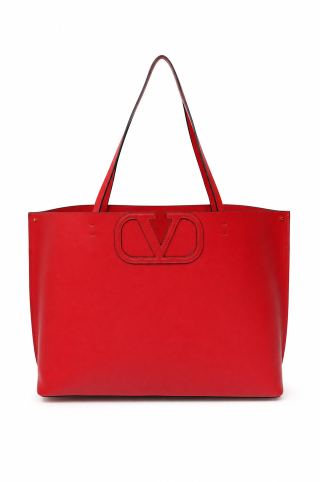 Valentino Garavani VLogo Escape Leather Tote Bag