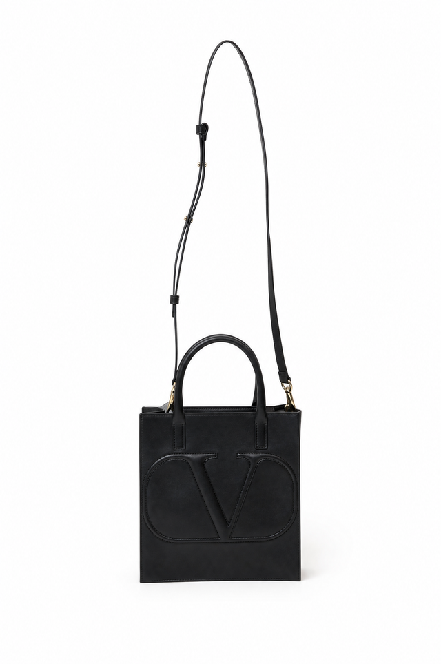 Valentino Garavani Small VLogo Escape Leather Tote Bag