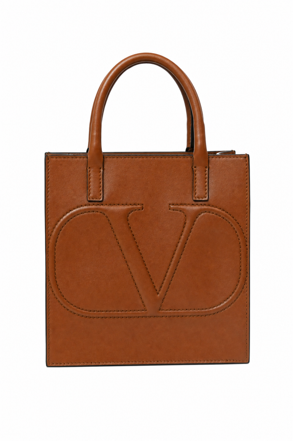 Valentino Garavani Small VLogo Escape Leather Tote Bag