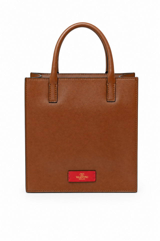 Valentino Garavani Small VLogo Escape Leather Tote Bag