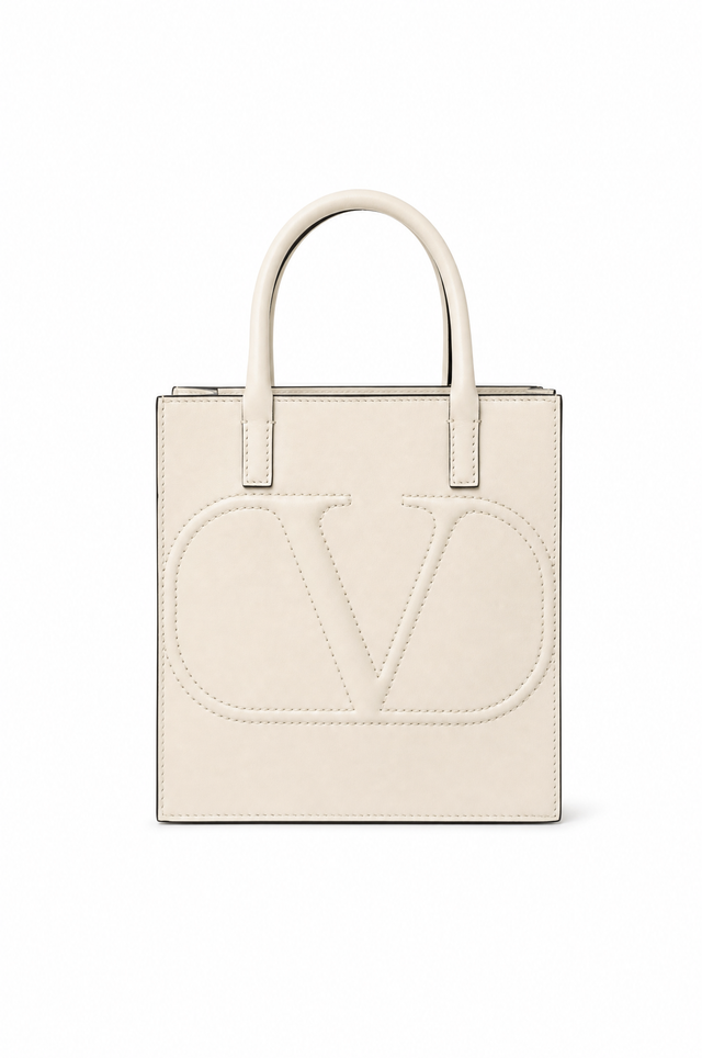 Valentino Garavani Small VLogo Escape Leather Tote Bag