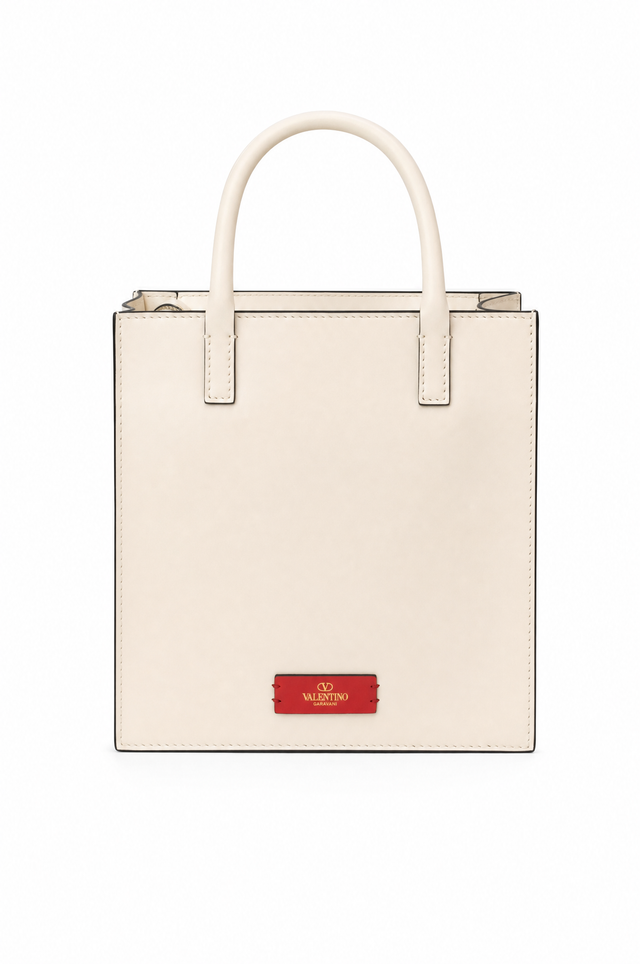 Valentino Garavani Small VLogo Escape Leather Tote Bag