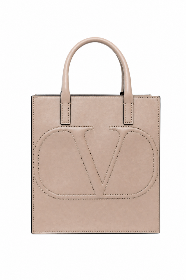Valentino Garavani Small VLogo Escape Leather Tote Bag