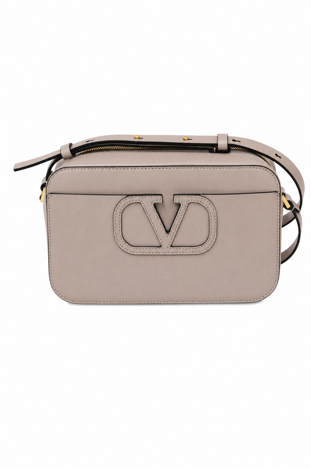Valentino Garavani VLogo Escape Leather Camera Crossbody Bag