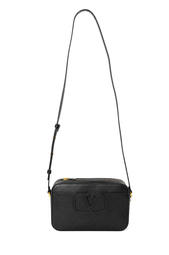 Valentino Garavani VLogo Escape Leather Camera Crossbody Bag