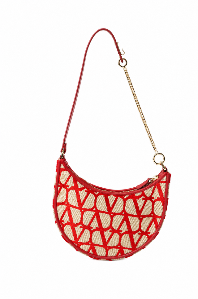 Valentino Garavani Toile Iconographe Small Hobo Bag