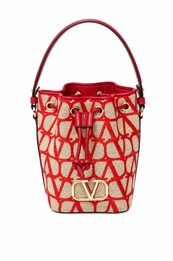 Valentino Garavani Toile Iconographe Bucket Bag