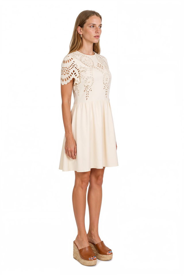 Valentino Broderie Anglaise Mini Dress