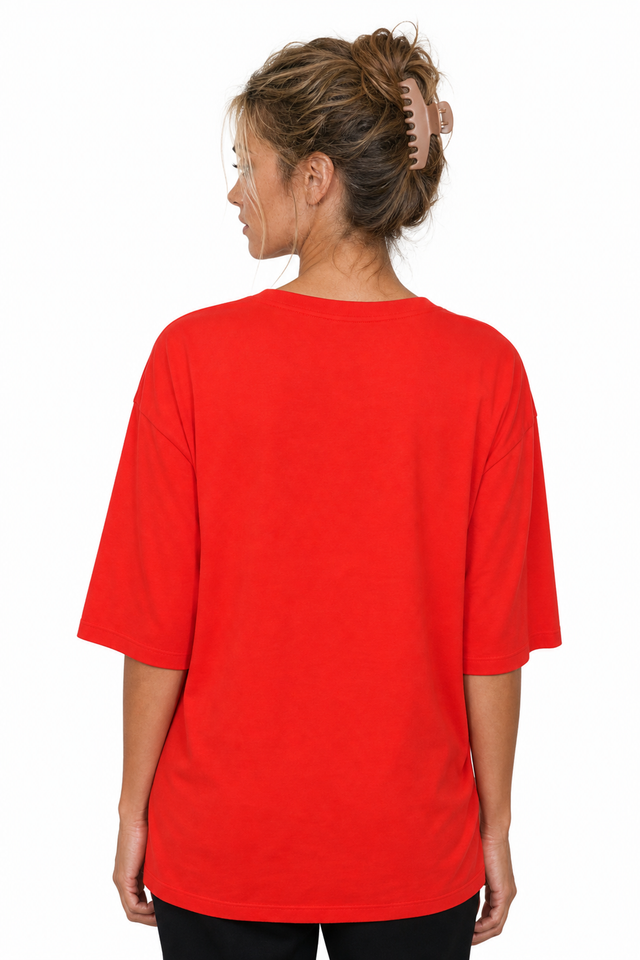 Valentino Garavani Floral Lace Front Oversized T-Shirt