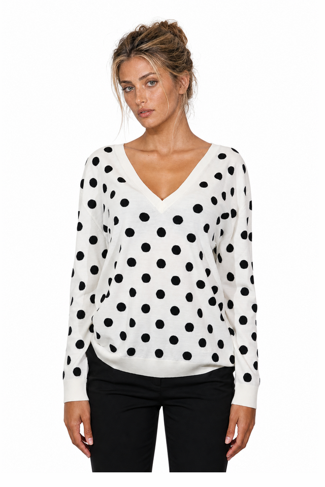 Valentino Knotted Bustier Short-Sleeve Ribbed Knit Top