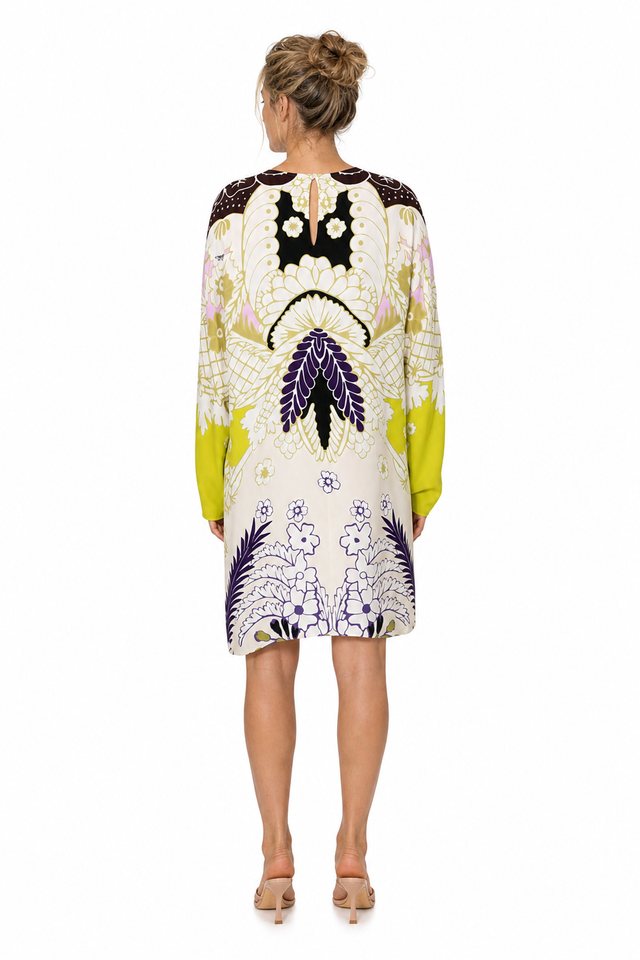 Valentino Garavani Printed Silk Shift Dress