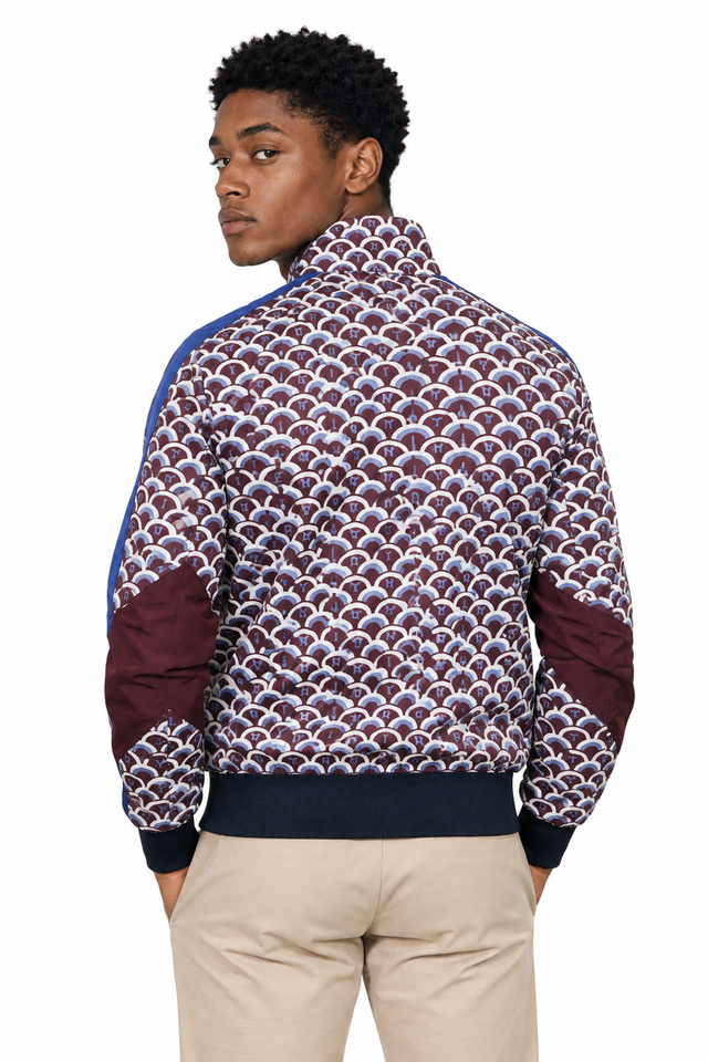 Valentino V-Logo Scallop Printed Track Jacket