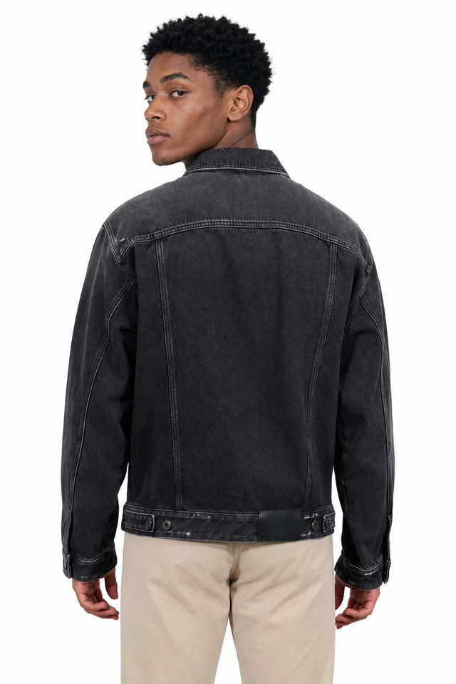 Valentino V-Logo Shadow Denim Jacket