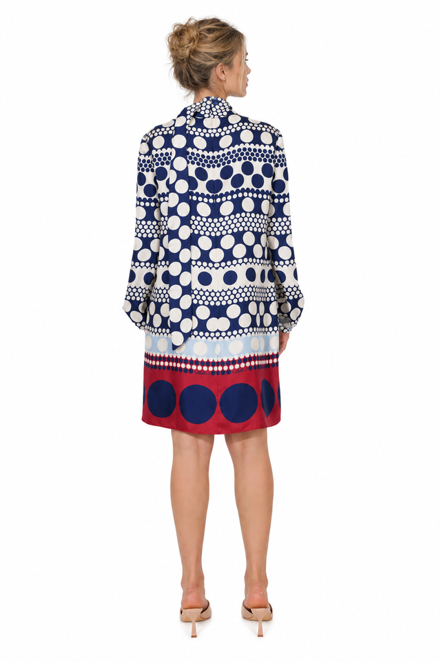 Valentino Polka Dot Print Mini Dress