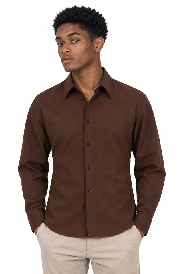 Valentino Long-Sleeve Cotton Poplin Shirt