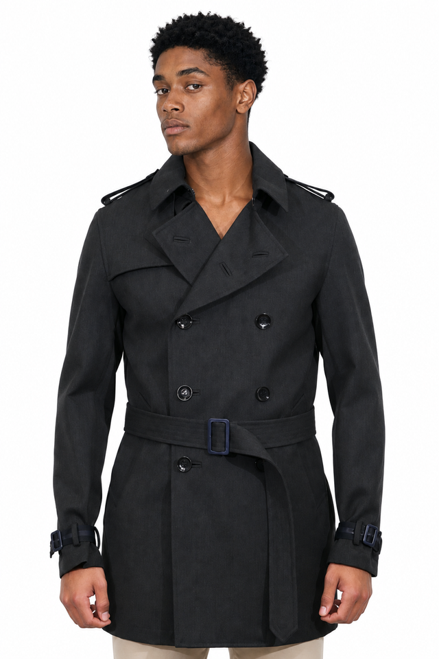 Valentino Double-Breasted Belted Trench Coat