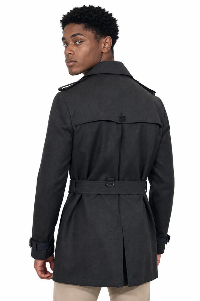 Valentino Double-Breasted Belted Trench Coat