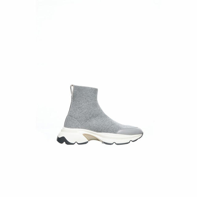 Fabiana Filippi Grey Knit Sock Sneakers