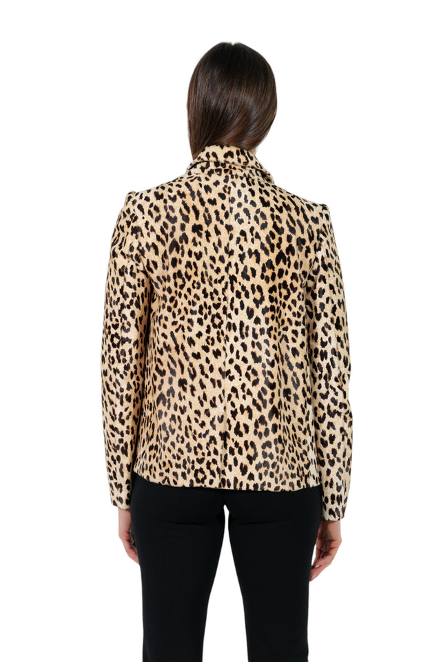 Valentino Leopard Print Double-Breasted Jacket