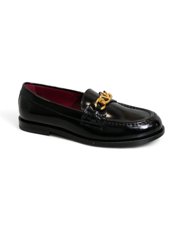 Valentino Garavani Iconic Link Leather Loafers