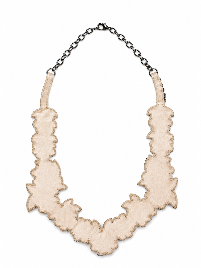 Valentino Garavani Floral Crystal Statement Necklace Multicolor