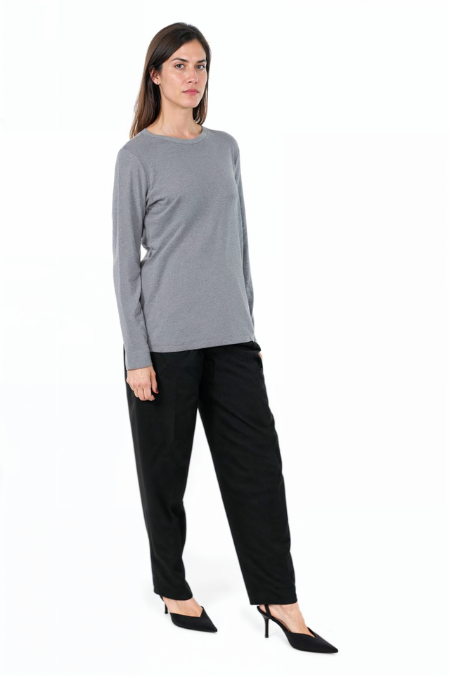 Fabiana Filippi Light Grey Long Sleeve Knit Top