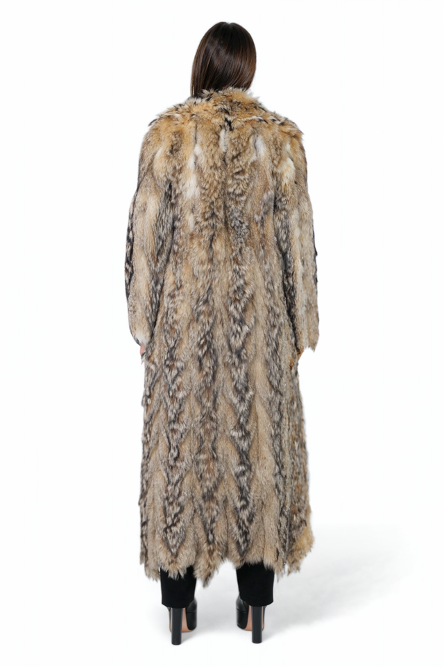 Valentino Argentinian Fox Fur Full-Length Coat