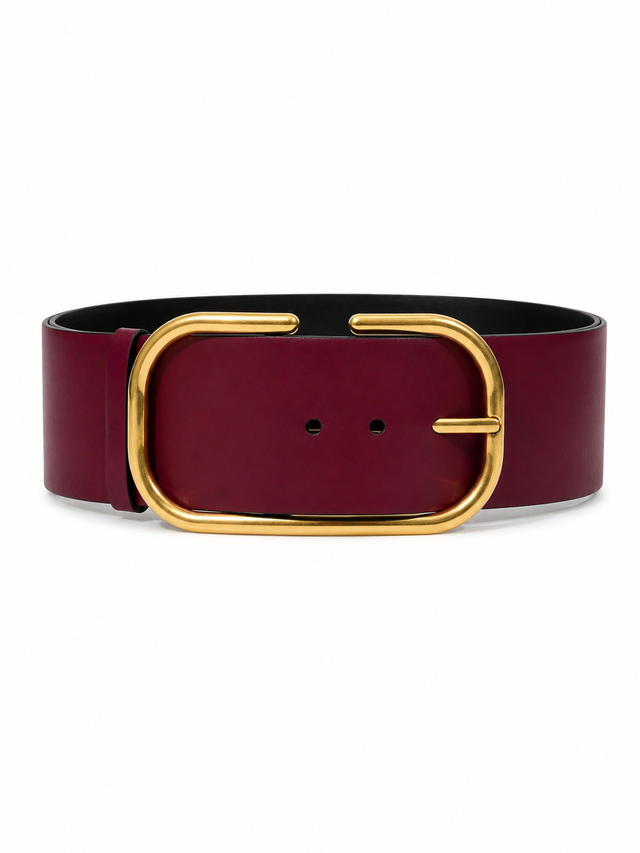 Valentino Garavani VLogo Signature Wide Leather Belt 100mm