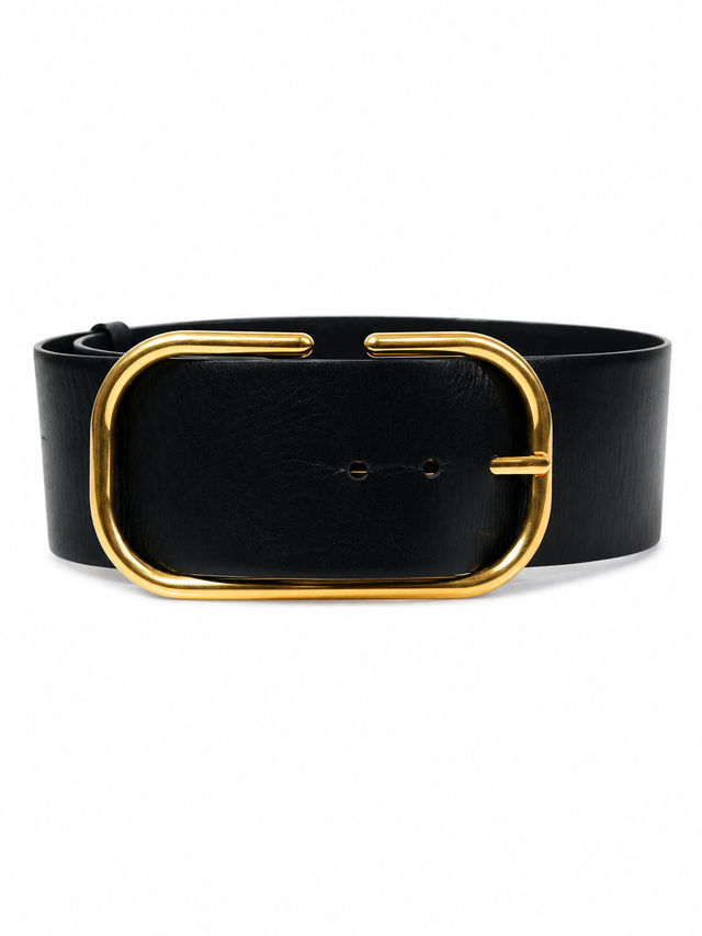 Valentino Garavani VLogo Signature Wide Leather Belt 100mm
