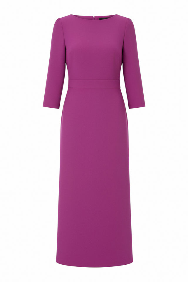 Valentino Long Sleeve Midi Dress