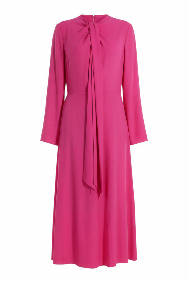 Valentino Garavani Magenta Elegance Maxikleid