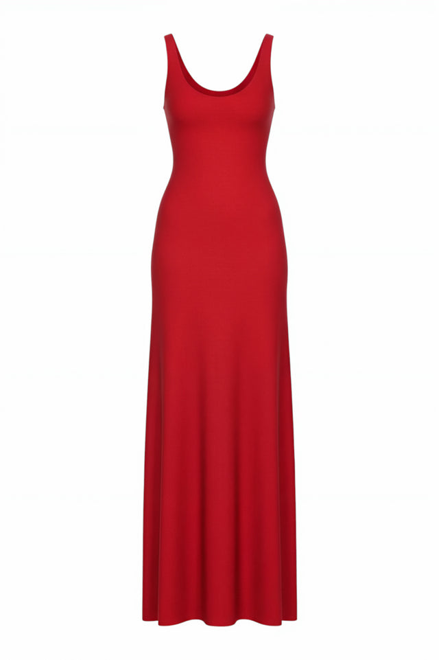 Valentino Sleek Red Gown
