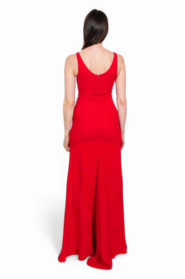 Valentino Sleek Red Gown