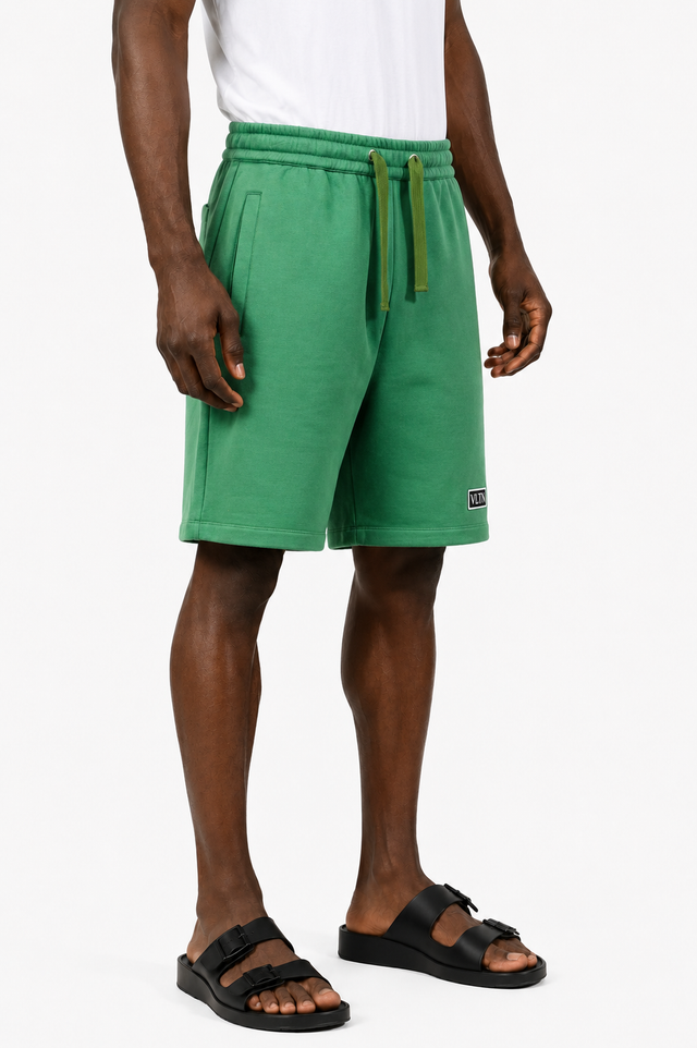 Valentino VLTN Sweat Shorts in Green