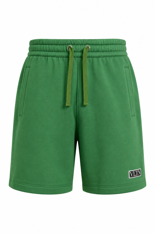 Valentino VLTN Sweat Shorts in Green