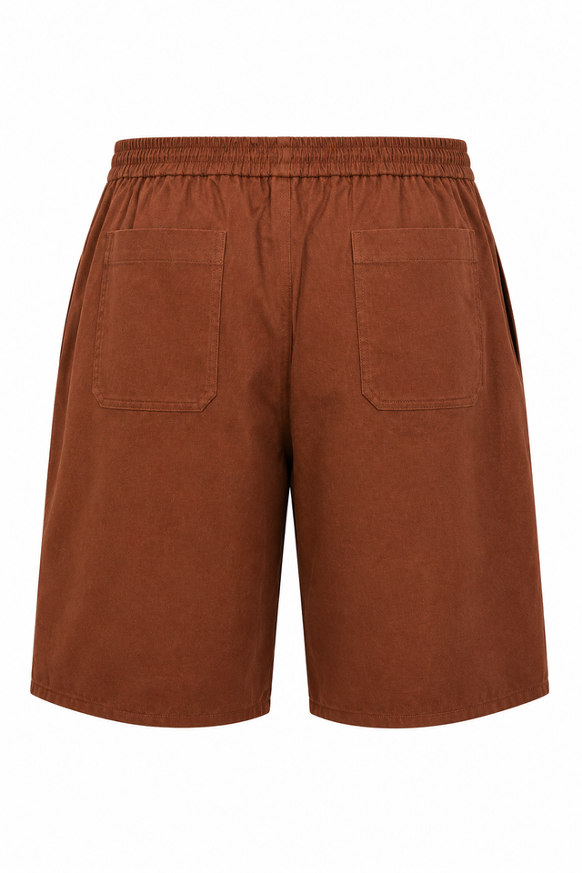 Valentino Shorts in Chocolate Brown