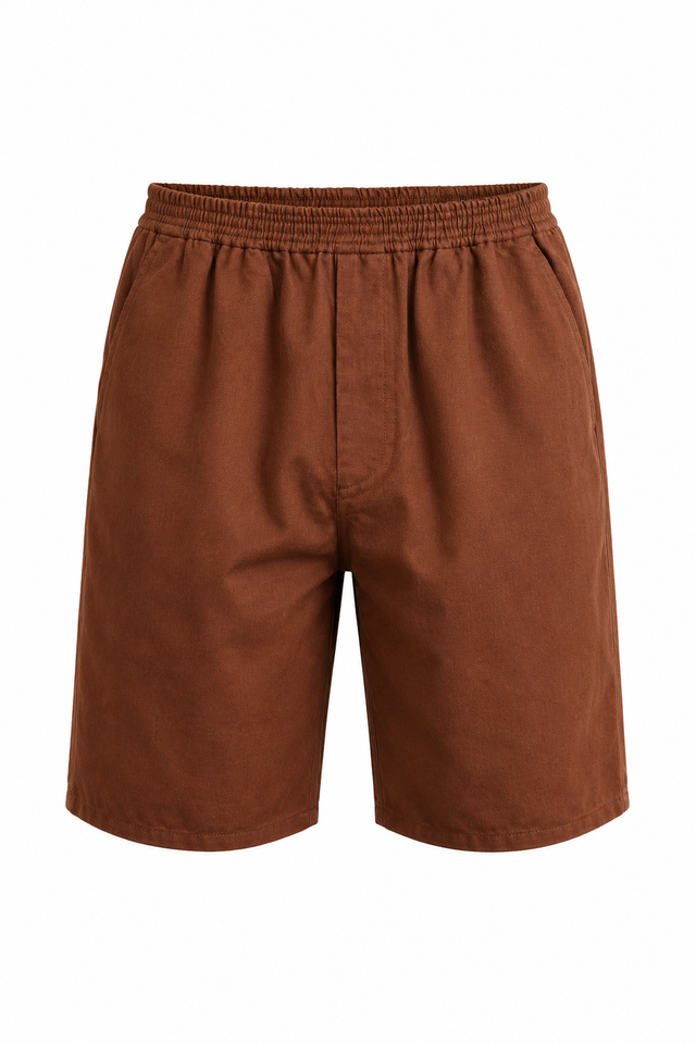 Valentino Shorts in Chocolate Brown