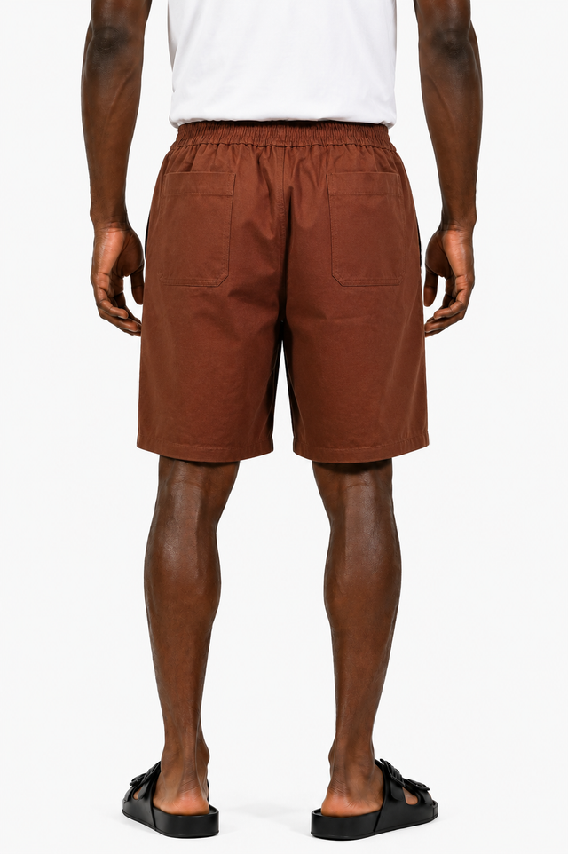 Valentino Shorts in Chocolate Brown